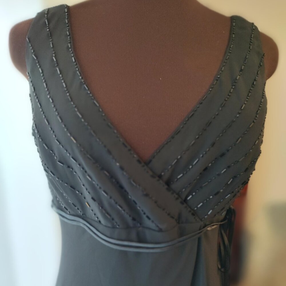 Evan Picone Black Long Evening Dress